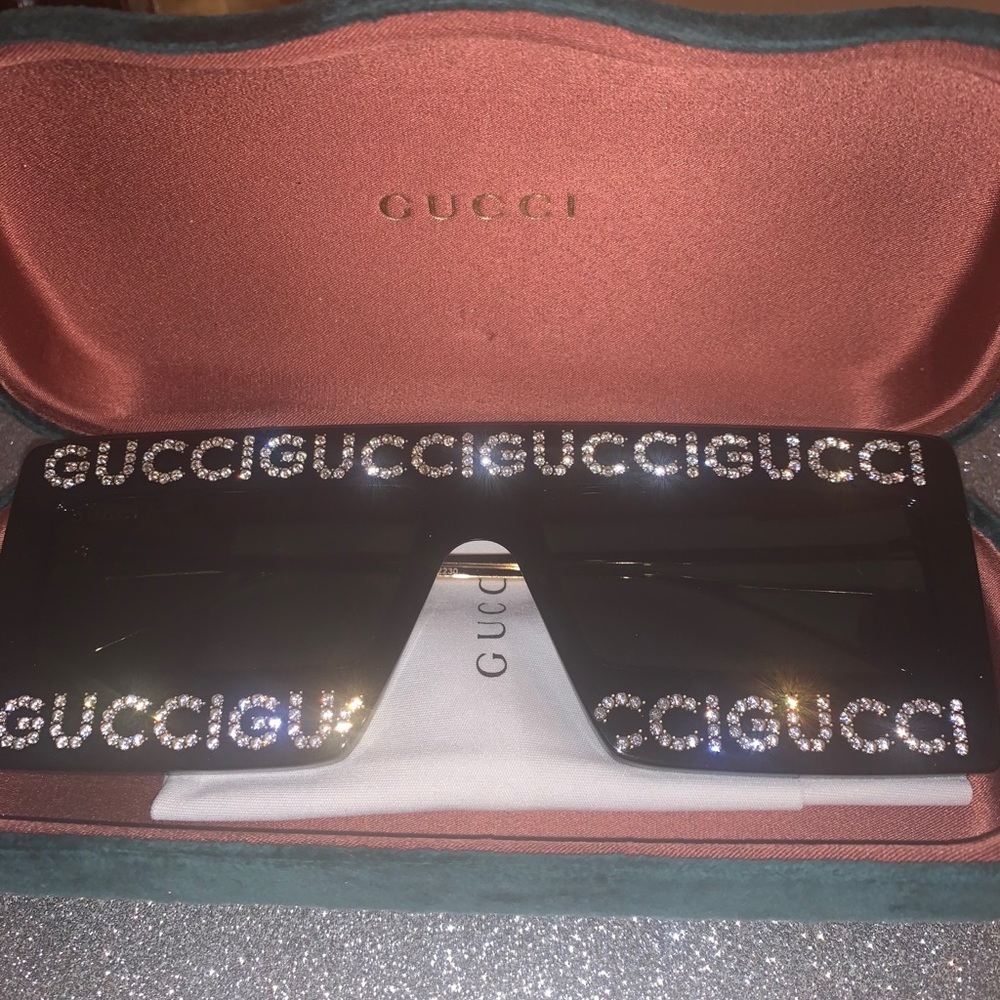 2019 GUCCI Rhinestone Sunglasses